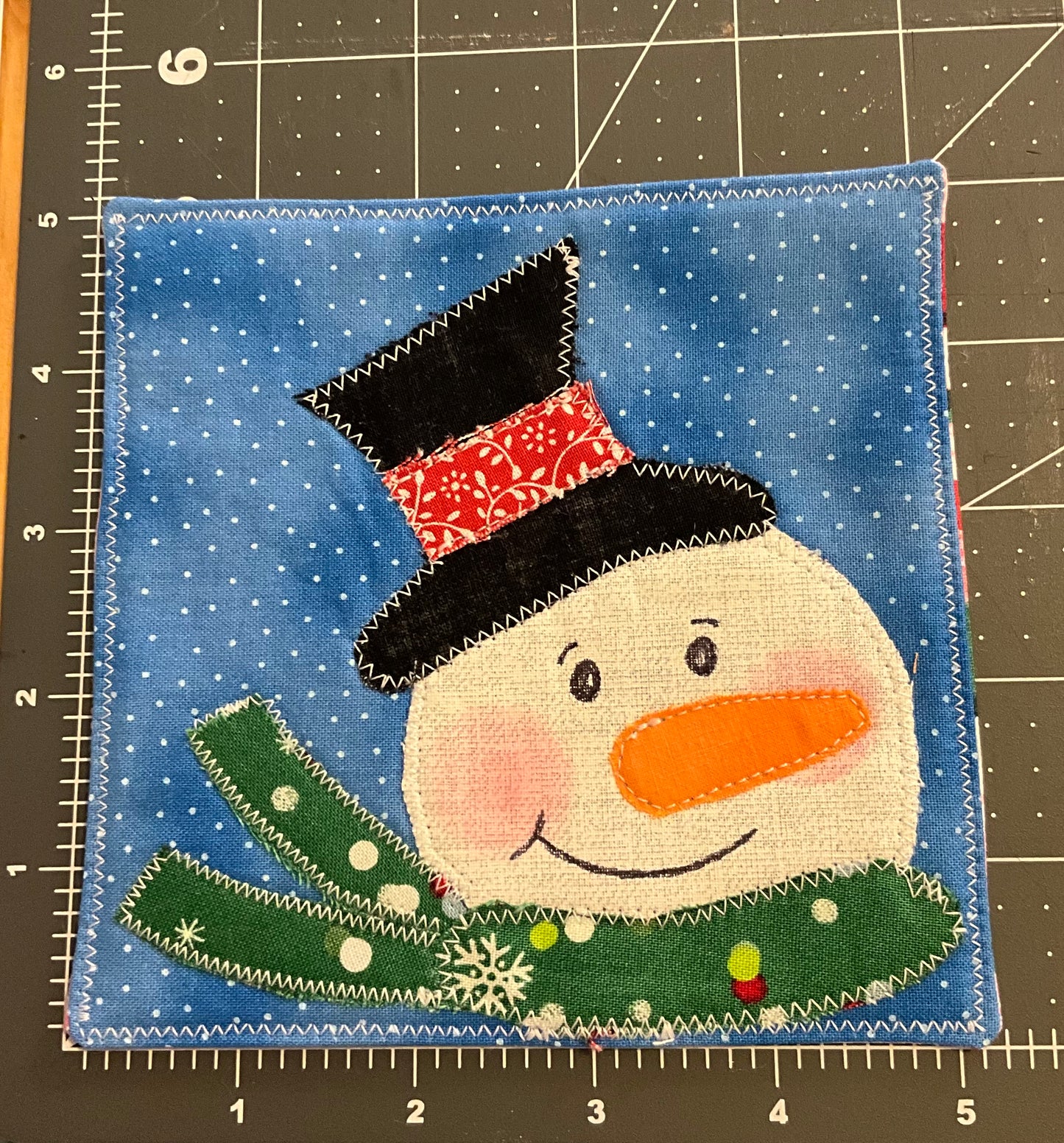 Snowman Coaster Pattern (Digital file only)