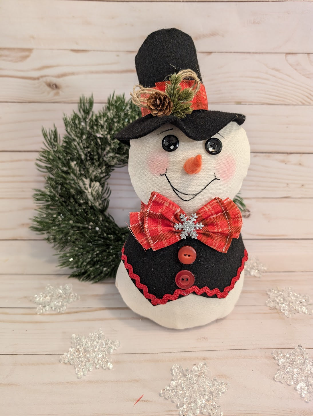 Snowman in a Black Top Hat