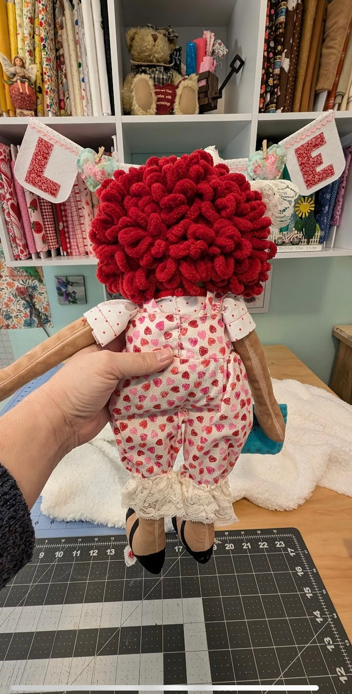 Hailey, Raggedy Ann Style Heirloom Doll