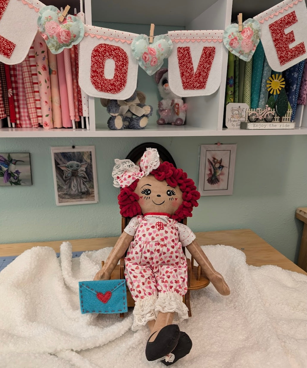 Hailey, Raggedy Ann Style Heirloom Doll