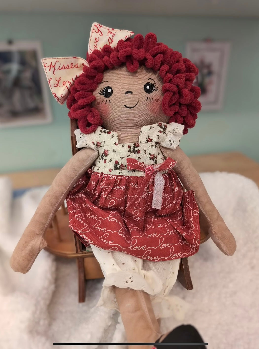 Rosalie, Raggedy Ann Style Heirloom Doll