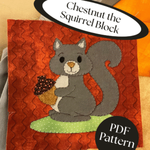 Chestnut, the Squirrel Block Pattern PDF