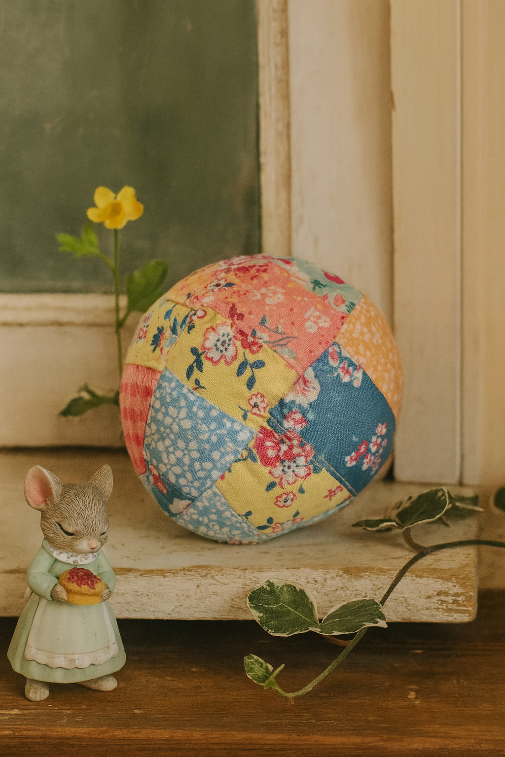 Honey’s Patchvine Ball – Free Sewing Pattern & Tutorial - Image 4