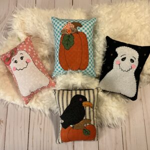 Mini Halloween Pincushion Pillows